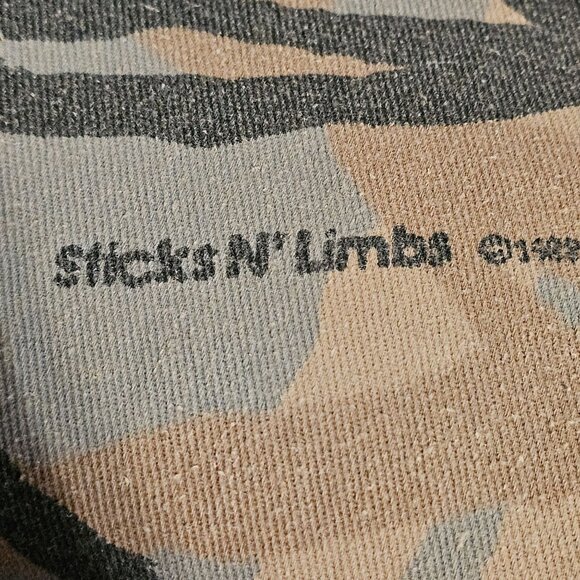 Vtg. Camo Hunting Jacket Robert Hoague Sticks n Limbs 1988 Modern Camouflage USA - Picture 9 of 11